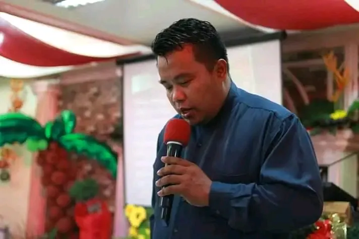 Preaching during a service at House of Prayer Fundamental Baptist Church